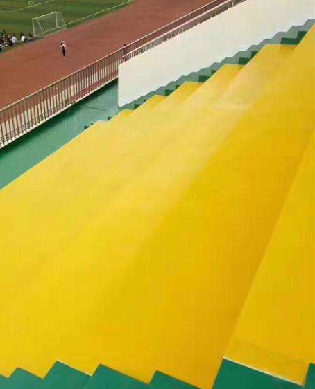 长春球场台阶翻新修补改造